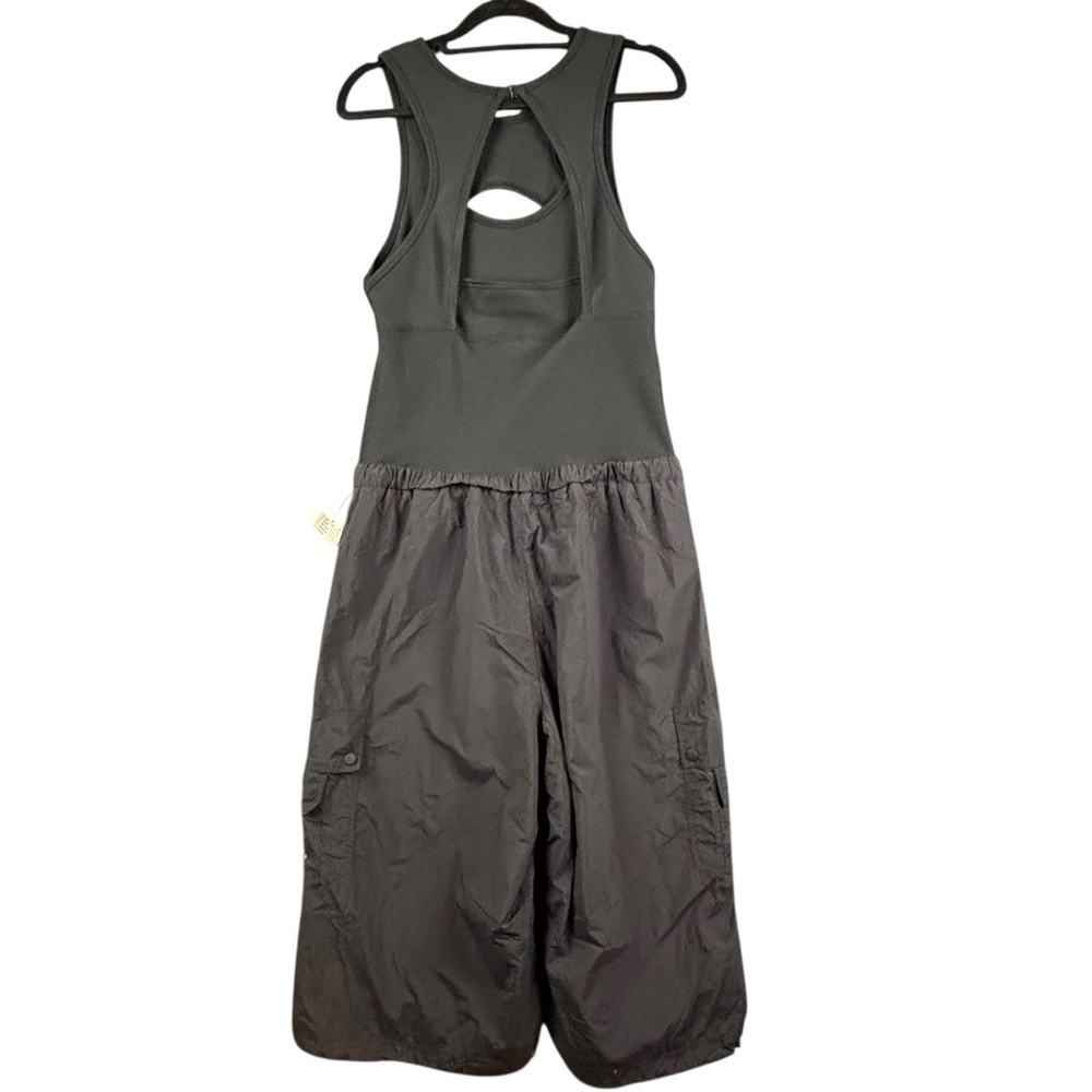 Free People Women’s Break it Down Black Onesie Sz Medium **see description - Picture 7 of 11